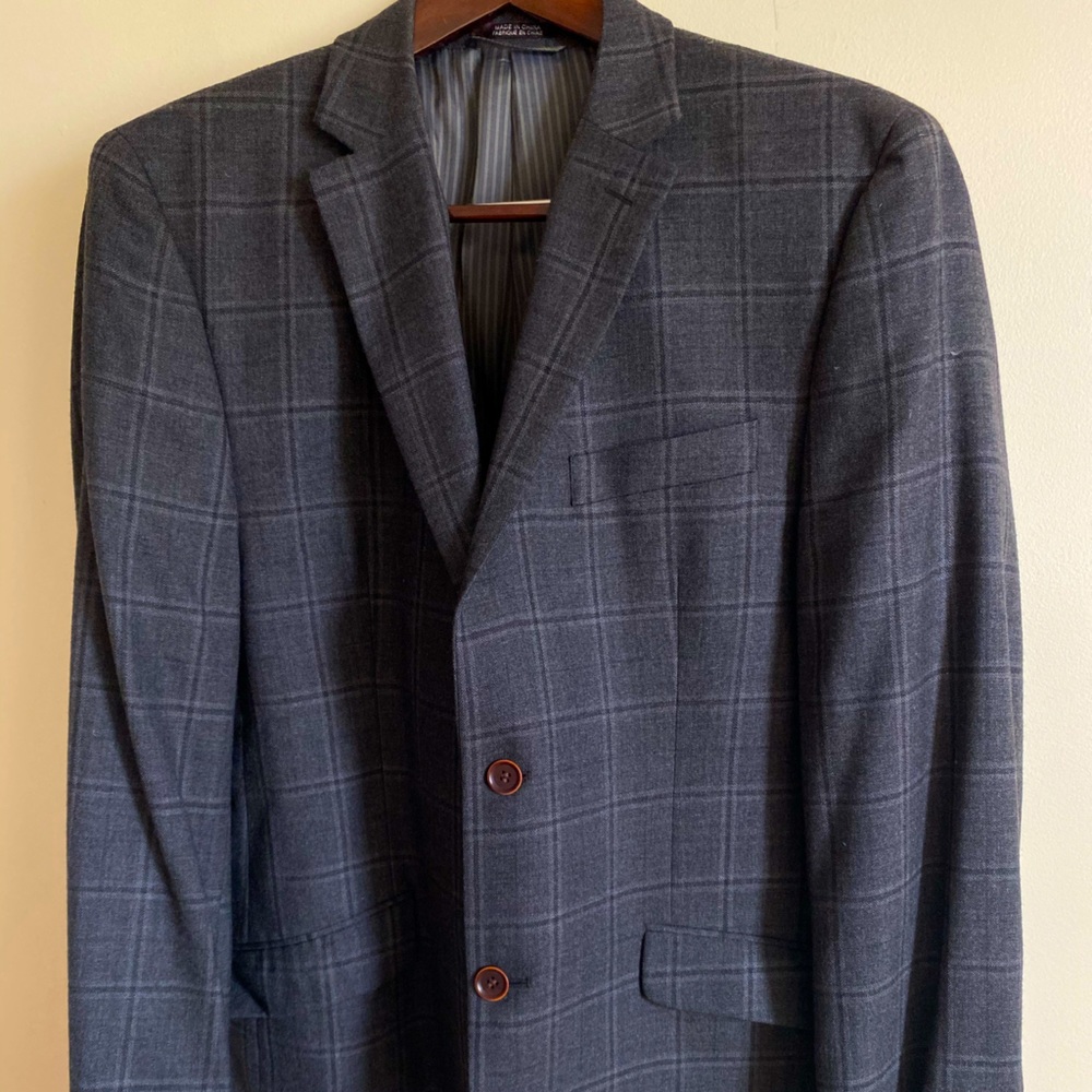 Black Brown 1826 Tweed Blazer - 41 R